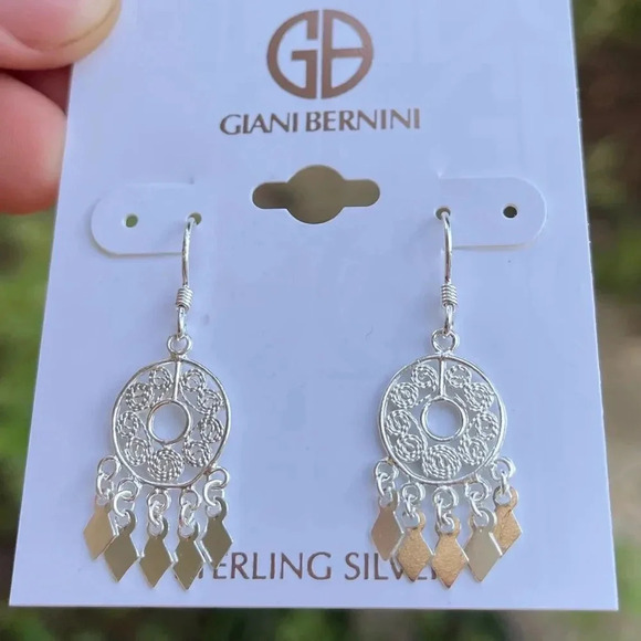 Giani Bernini Sterling Silver Earrings, NEW⭐️ - Picture 7 of 7